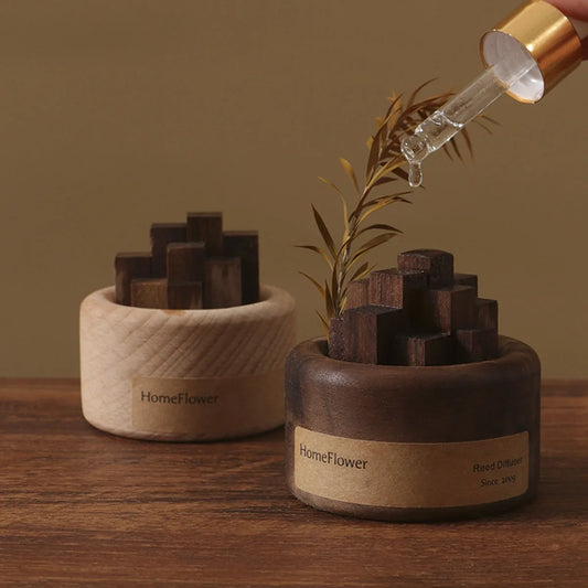 Unique Aromatherapy Woodcraft: High-quality wooden diffuser that absorbs and gradually releases essential fragrances, creating a captivating ambiance in any room. Ideal for home decor, office spaces, and as a thoughtful gift for special occasions.